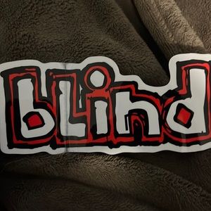 Blind sticker